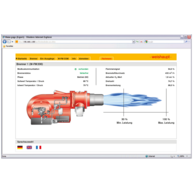 Représentation du navigateur      La sélection des menus permet d'accéder à des informations dans différents domaines